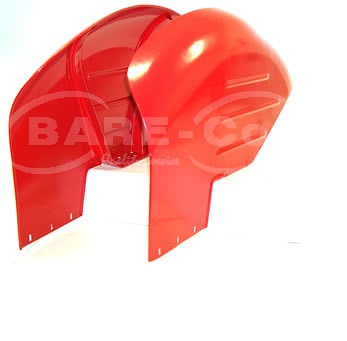 Pair of curved safety type Mudguard - B3281