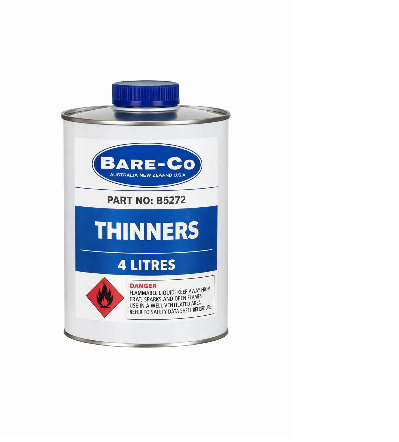 4 Litre Thinners – Bare Co B6994 – Tractor & Industrial Paint Thinner - Agline