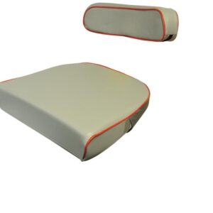 Tractor Seat Cushion & Back Rest Set – Grey | Suits