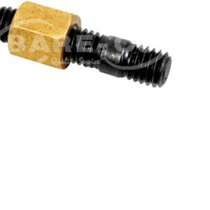 Manifold Stud & Deep Brass Nut 3/8" UNC / Bare-Co B5157